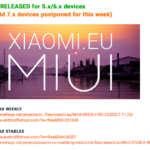 Xiaomi.eu Weekly Rom 7.11.23 は、android 7はなし！
