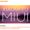 Xiaomi.eu Weekly ROM 11月最後は、画面分割